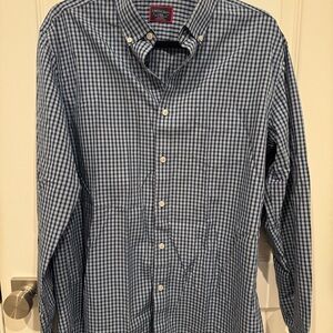 UNTUCKit Navy Checkered Men's Shirt